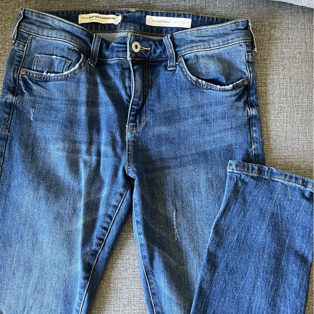 Pilcro and the Letterpress Slim Boyfriend Denim Size 29